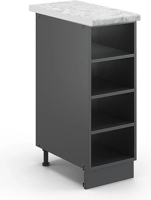 Półka kuchenna antracyt 30x60x82 fame-line