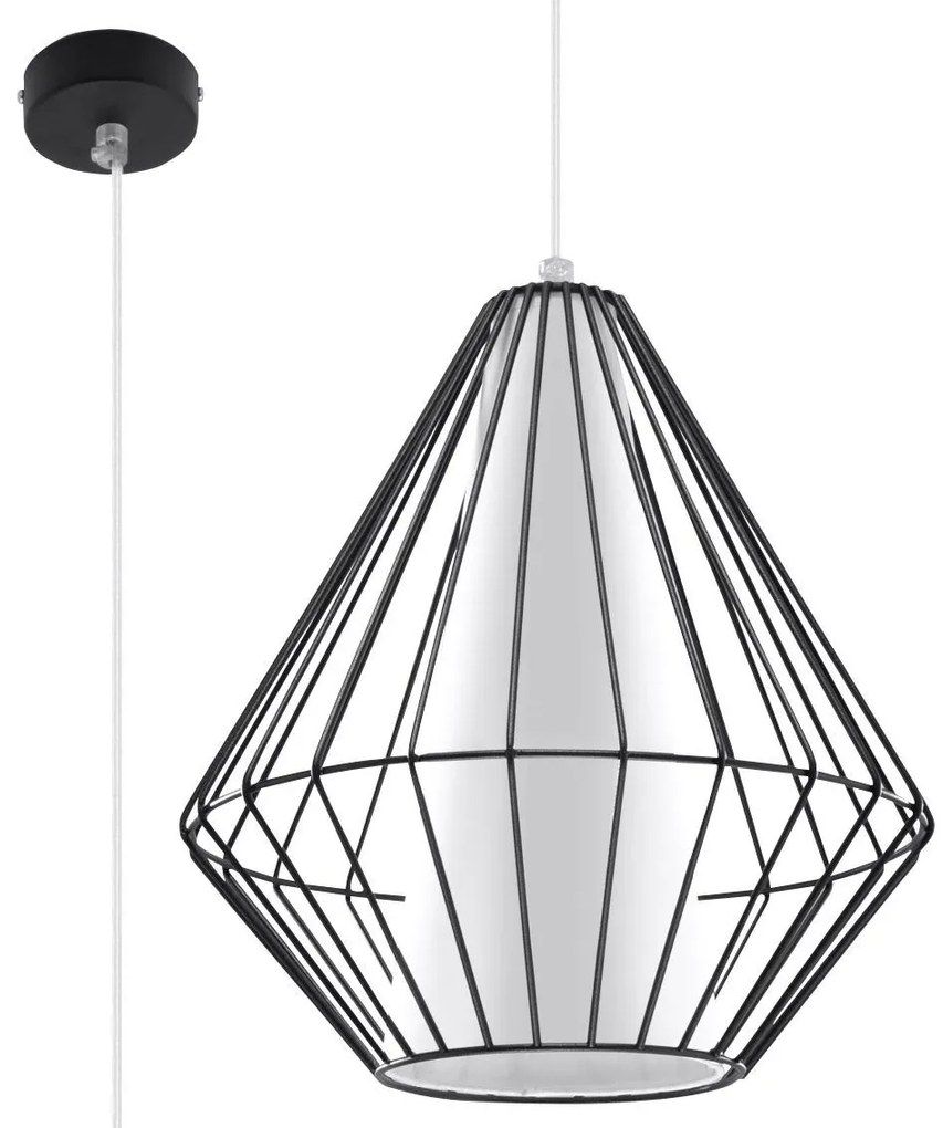 Industrialna lampa wisząca druciana G6-P13