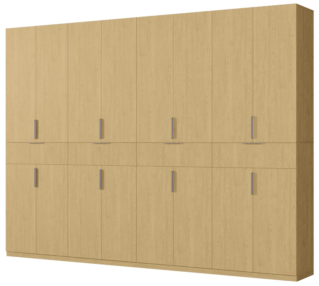 Duża szafa garderobiana 360 x 240 cm – Dąb Baltic Dune