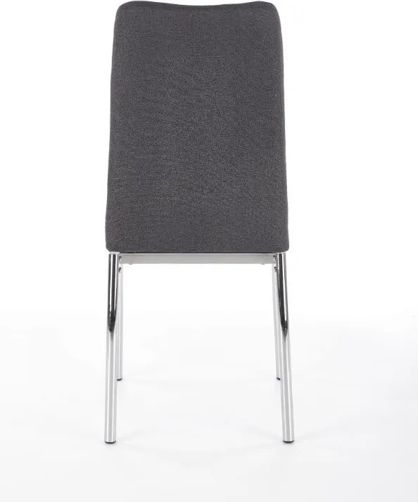 Tapicerowane krzesło do jadalni na metalowych nogach K309 Halmar