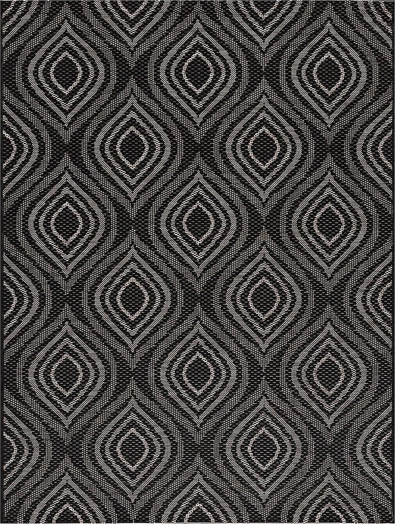 Dywan Breeze black/ clif grey 120 x 170 cm