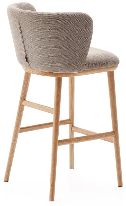 Jasnobrązowy hoker (wysokość siedziska 65 cm) Ciselia – Kave Home