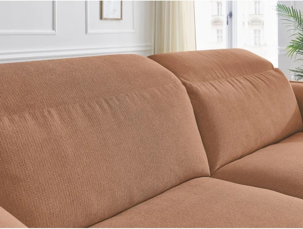 Pomarańczowa sofa 216 cm Achille – Bobochic Paris