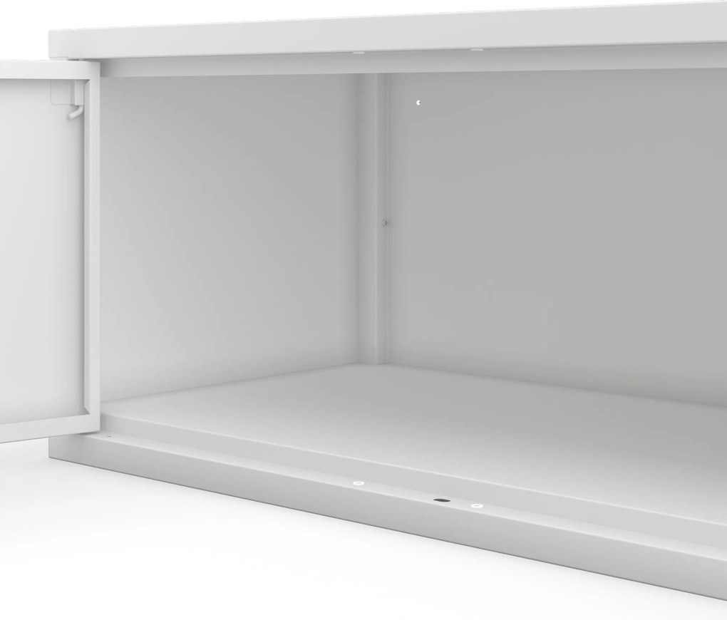 Nadstawka na szafę biała, 800x380x400 mm: EWA