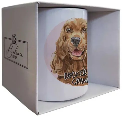 Bohemia Gifts Ceramiczny kubek - Cocker Spaniel,350 ml
