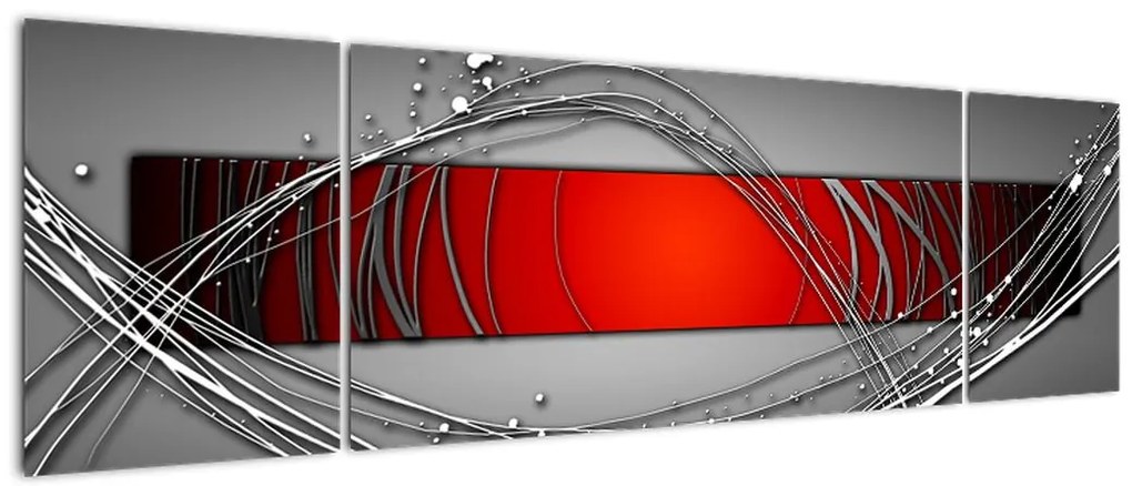 Abstrakcyjny obraz (170x50 cm)