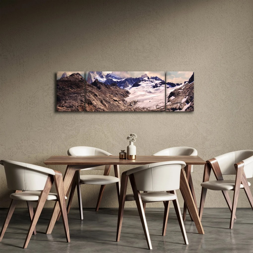 Obraz górskiego jeziora (170x50 cm)