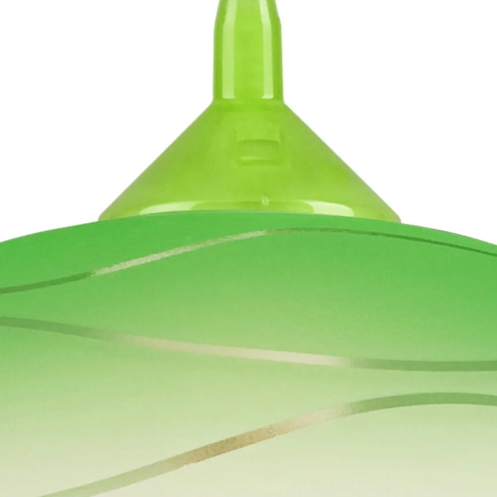 Zielona lampa wisząca ze szklanym kloszem ø 30 cm Sfera – LAMKUR