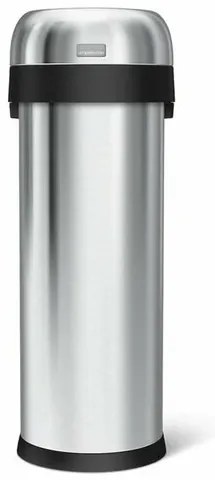 Simplehuman Kosz na śmieci do pomieszczeńhandlowych 50 l, stal nierdzewna
