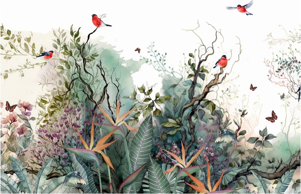 Obraz - Naturalny krajobraz, akwarela (70x50 cm)