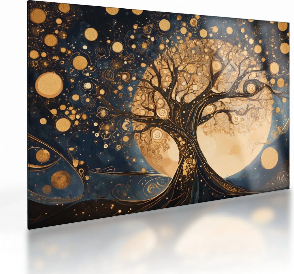 Obraz na szkle – Surrealistyczne drzewo (70x50 cm)