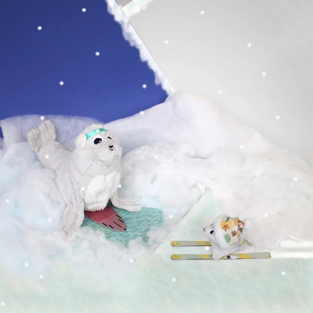 Zabawki pluszowe zestaw 2 szt. Ptipotos Ploufou – Les Deglingos