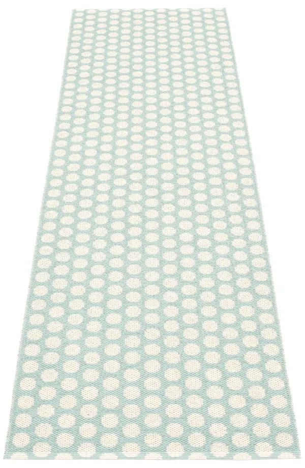 Miętowy chodnik odpowiedni na zewnątrz 70x250 cm Noa Pale Turquoise – Pappelina