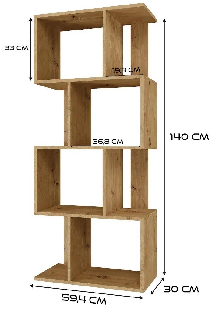 Modułowy Regał Do Salonu S4-H00