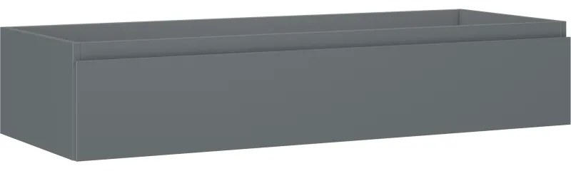 Mexen Orio szafka łazienkowa podumywalkowa 120 cm, 1 szuflada, grafit mat - 91A10-12023-1-BF66