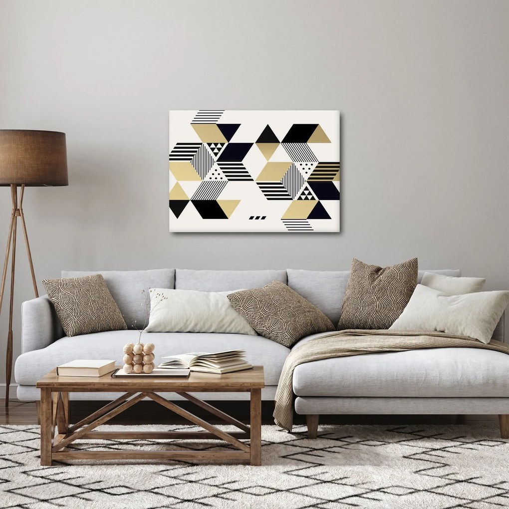 Obraz - Kształty geometryczne N⁰1 (70x50 cm)