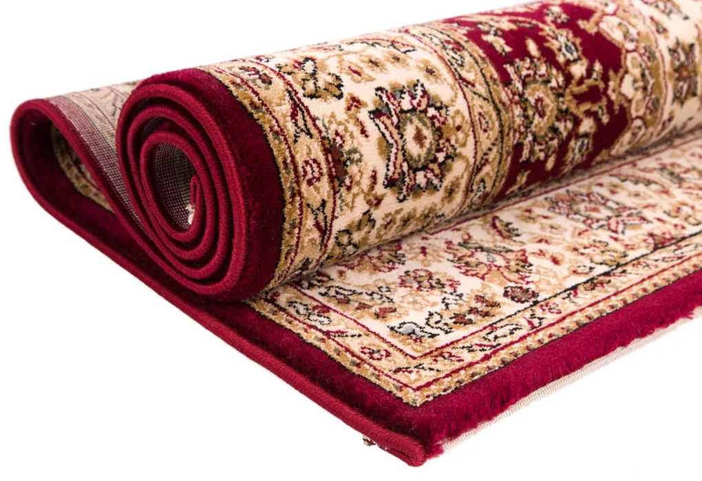 Dywan klasyczny Venezia Ornament Kremowo Czerwony  250 cm x 350 cm