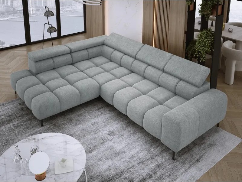 Narożnik PLAZA L Lewostronny w tkaninie CLOUD 81 WERSAL