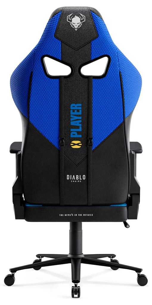 Materiałowy fotel gamingowy Diablo X-Player 2.0 Normal Size, Frost Black