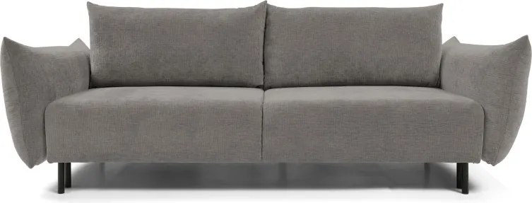 Sofa ADEL z funkcja spania i pojemnikiem JASNY GRAFIT OVER THE HORIZON 90