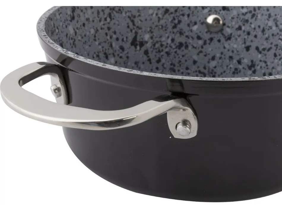 Lamart LT1254 rondel z pokrywką Granit, średnica24 cm