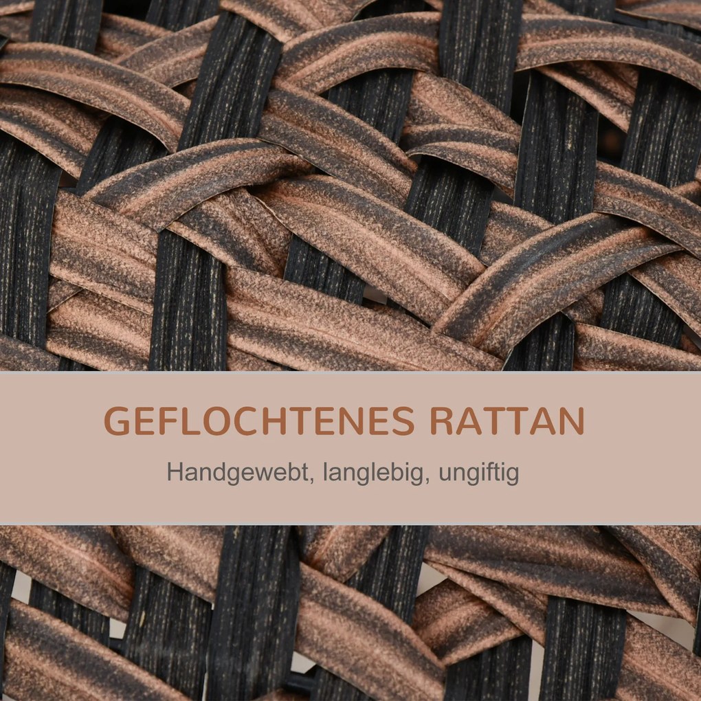 PawHut Domek dla kota z poduszką miejsce do spania dla kota jaskinia dla kota podwyższone nogi rattan PE