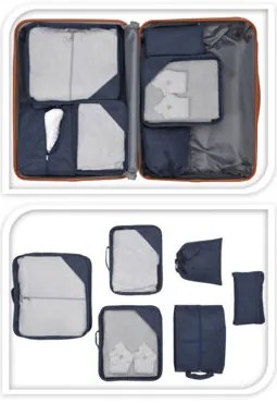 6-częściowy zestaw organizera podróżnego Travel