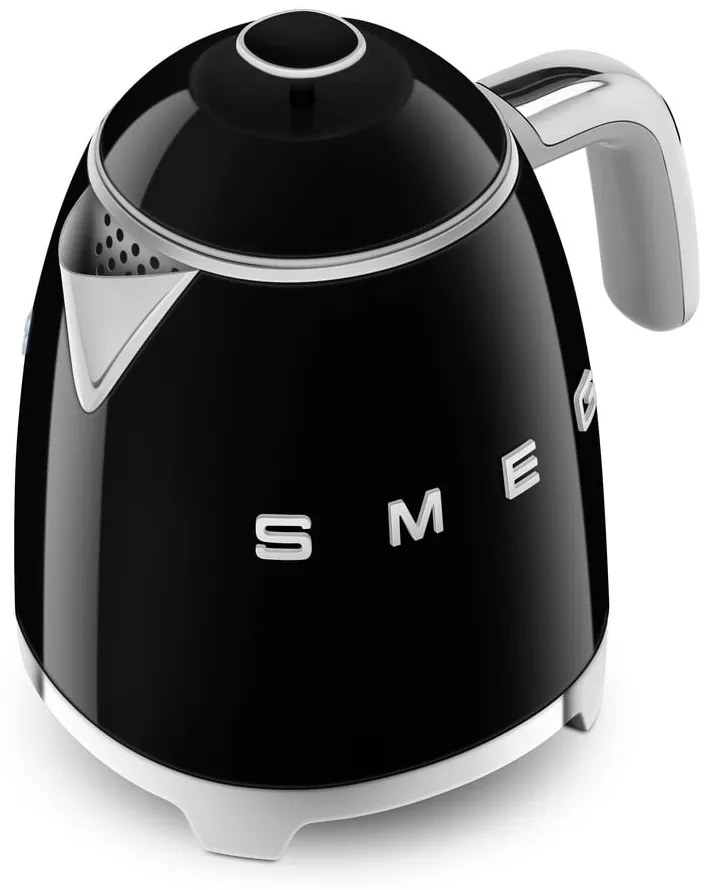 Czarny czajnik elektryczny ze stali nierdzewnej 800 ml Retro Style – SMEG