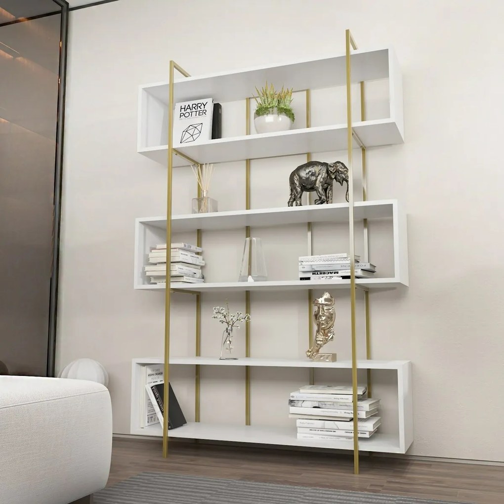 Biblioteczka Bruti White and Gold