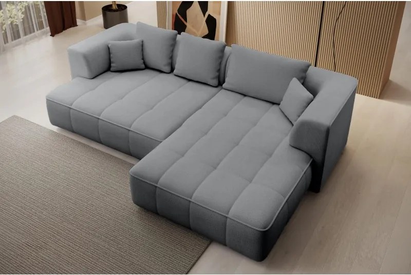 Narożnik ALBIO S z elektryczną regulacją siedziska funkcja spania WERSAL