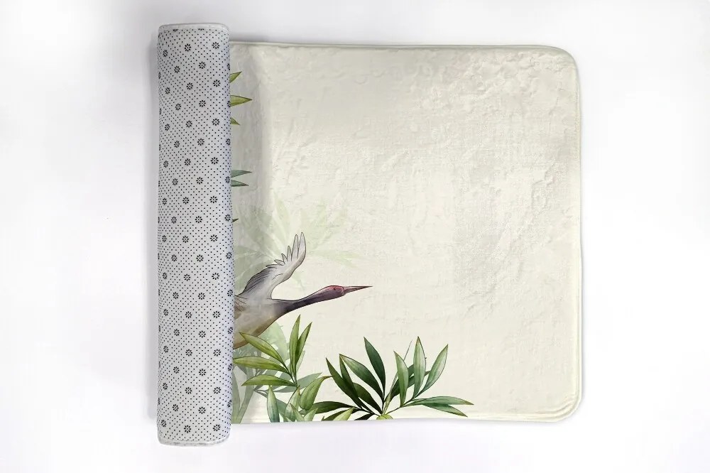 Dywanik łazienkowy antypoślizgowy Dywanik łazienkowy antypoślizgowy Żuraw Ptak