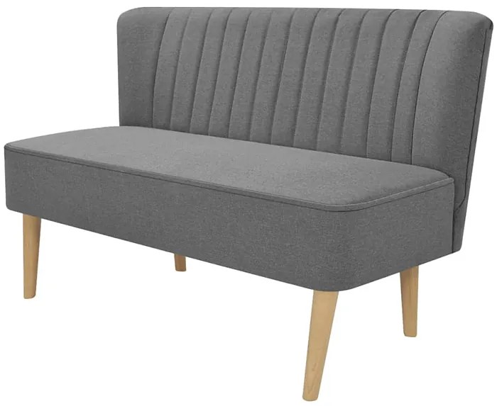 Romantyczna sofa Lernes - jasnoszara