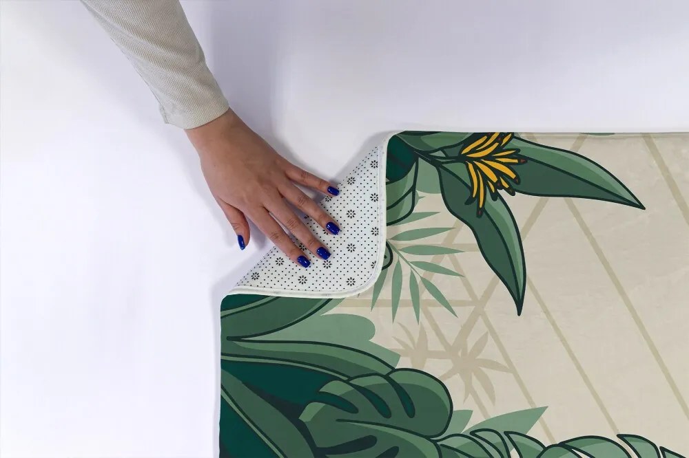 Dywanik pod prysznic Dywanik pod prysznic Rośliny Monstera