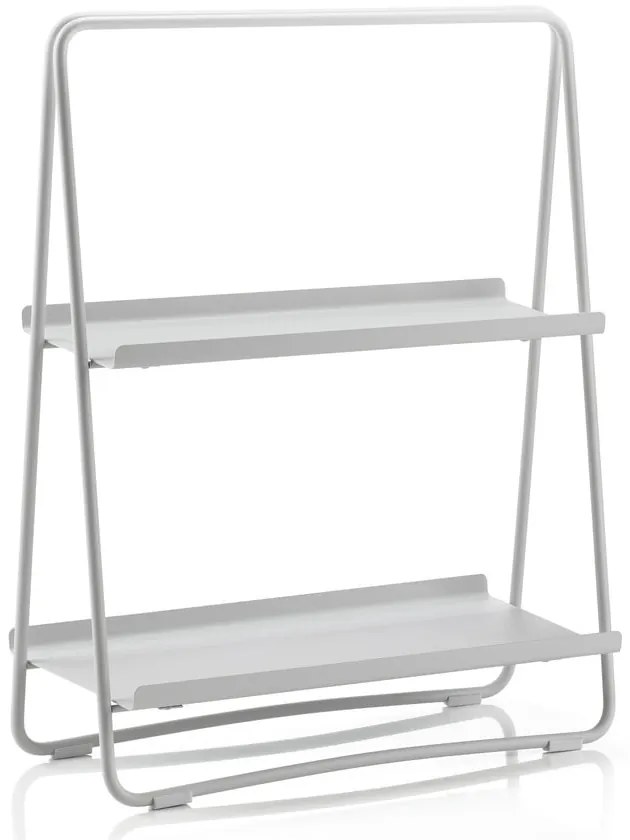 Jasnoszary metalowy regał 23x58 cm A-Table – Zone