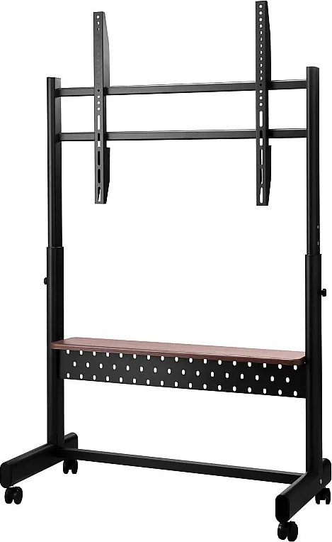 Stojak Telewizyjny na Kółkach SucceBuy,Telewizorów/LED/LCD/OLED (139,7–254 cm), Wózek Przenośny, Regulowana Wysokość, Do 92,99 kg, VESA 80x60 cm, Salon/na Zewnątrz