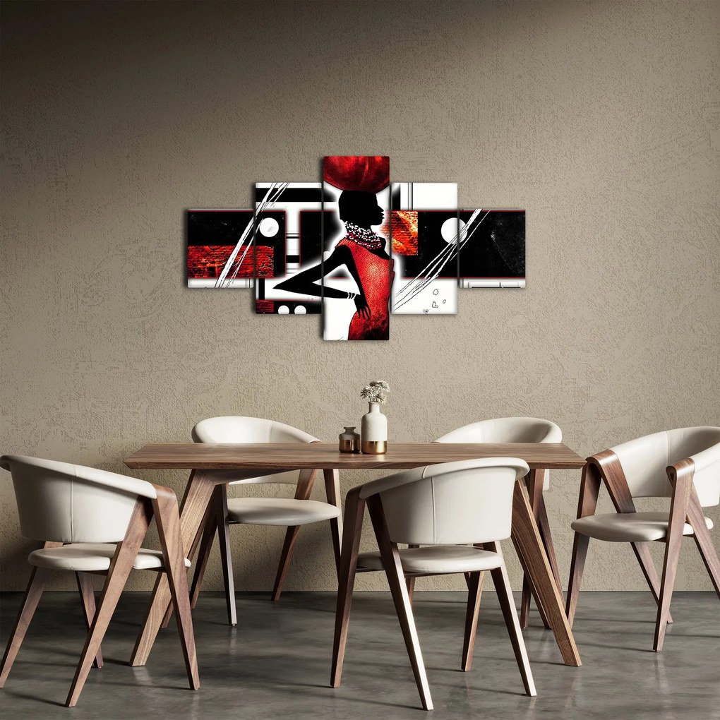 Obraz obrazu starożytnej damy (125x70 cm)