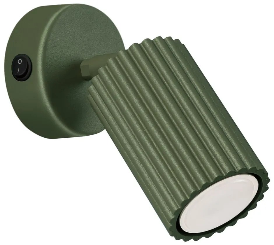 Zielona lampa punktowa 8x16 cm Gleam – Sollux