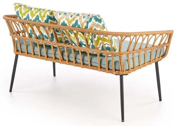 Rattanowa podwójna sofa LIERNE 2S