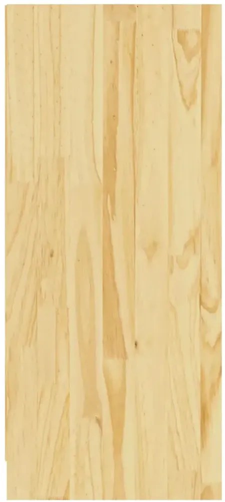 Drewniany naturalny regał kwadratowy T5-E90