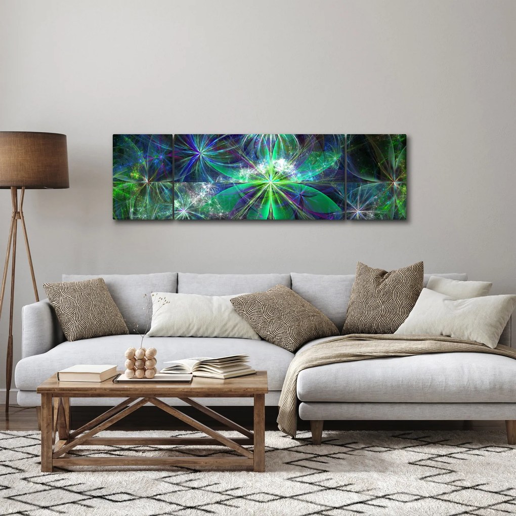 Obraz - Abstrakcyjne kształty geometryczne (170x50 cm)