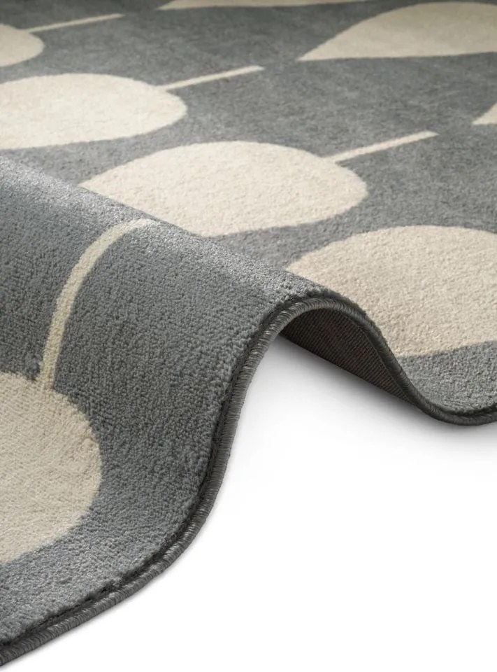 Dywan dziecięcy Adventures – Kremowe Listki na niebieskim tle 160 cm x 235 cm Atest Oeko-Tex