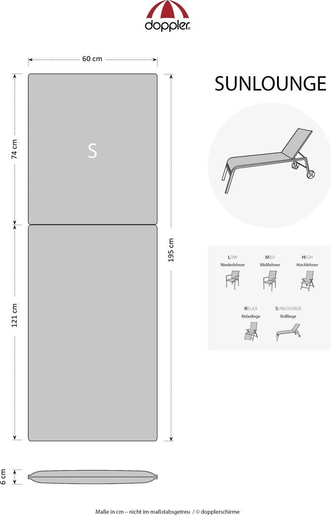 Doppler STAR 7027 poduszka na leżak