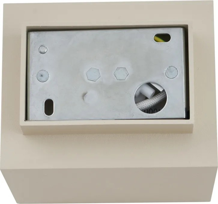 Nowoczesna lampa ścienna beżowa G9 kwadratowa - Sola