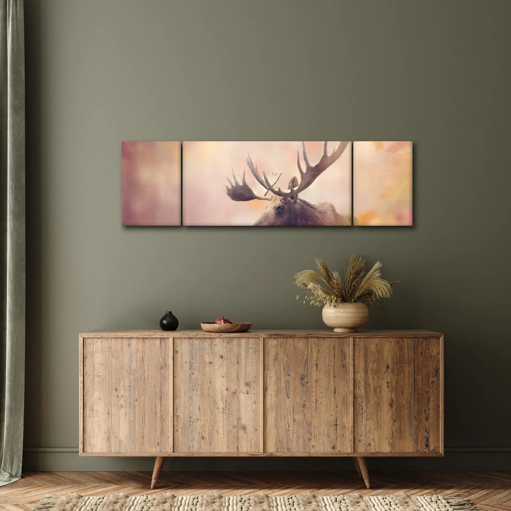 Obraz - Las w jesiennych liściach (170x50 cm)
