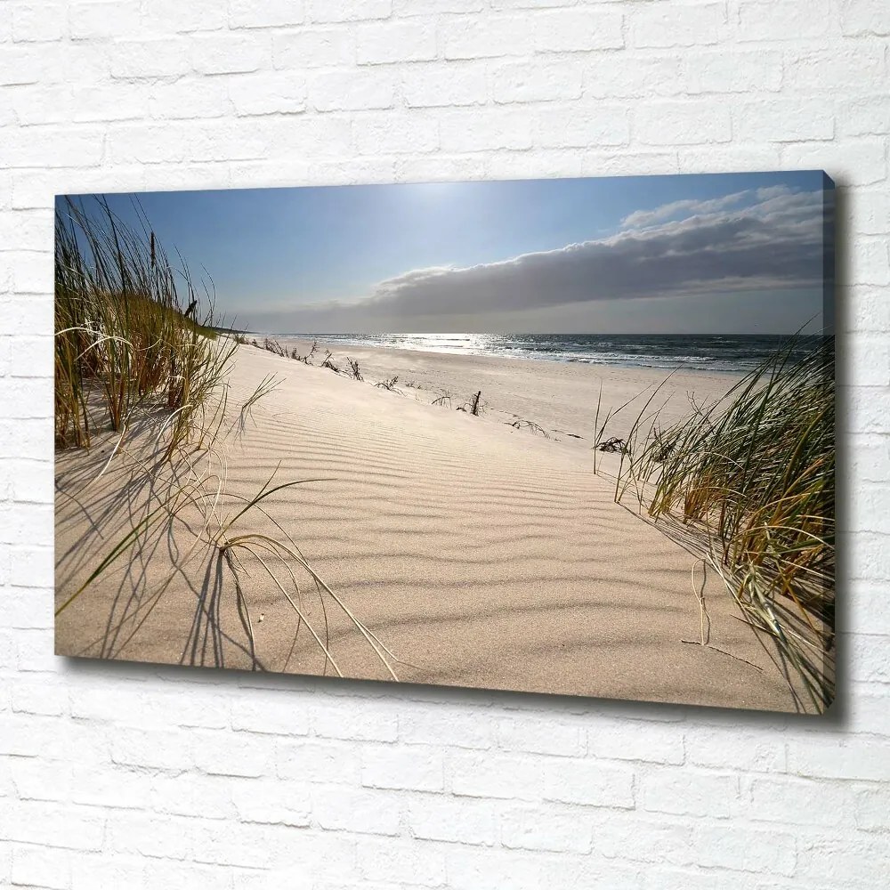 Foto obraz na płótnie Mrzeżyno plaża