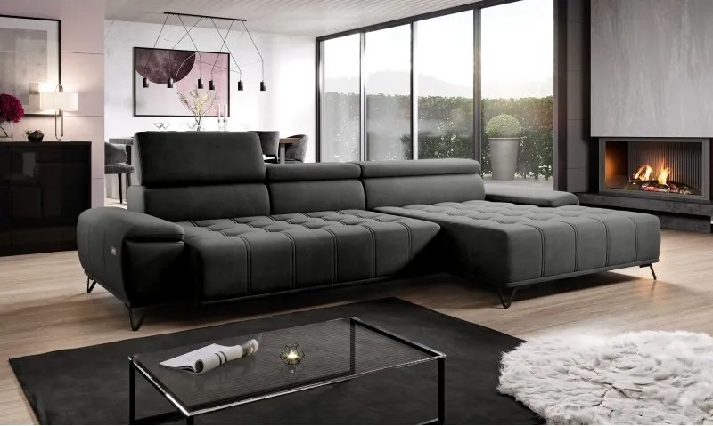 Narożnik PALLADIO MINI z elektryczną regulacją siedziska WERSAL