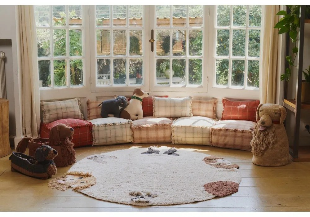 Bawełniana poduszka dziecięca 40x25 cm Mapple Red – Lorena Canals