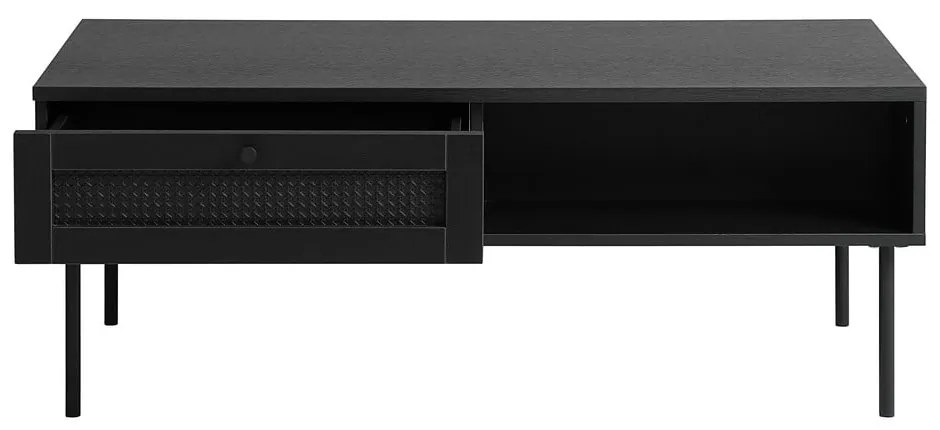 Czarny stolik 60x110 cm Pensacola – Unique Furniture