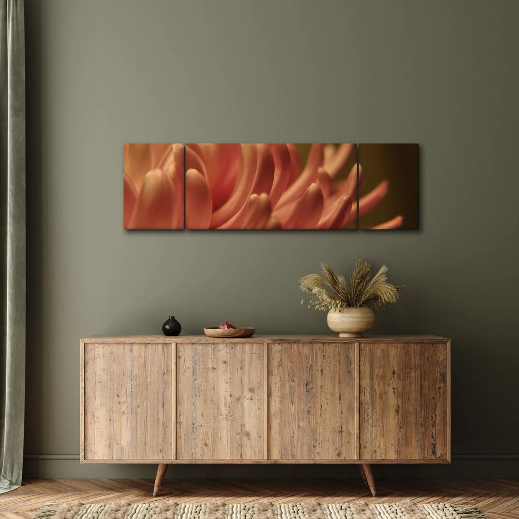 Obraz szczegółów kwiatu (170x50 cm)