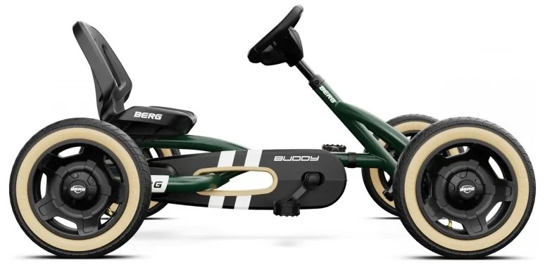 Berg gokart na pedały buddy retro green do 50 kg